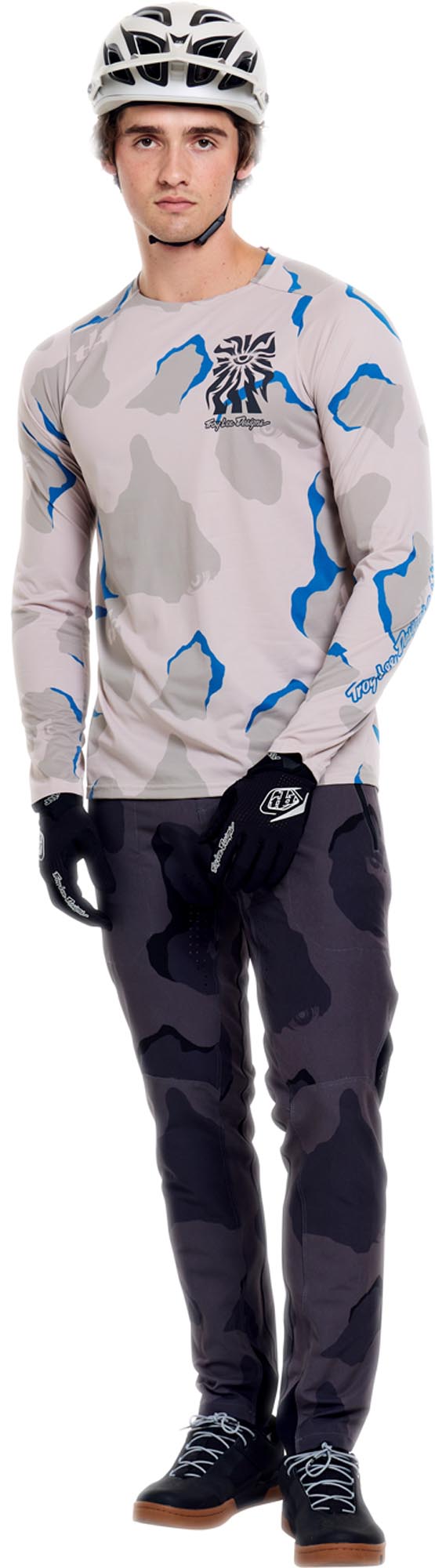 Troy Lee Designs Skyline Pro Flow Camo Cykelbukser camouflage-grå/sort 33 Figur 13