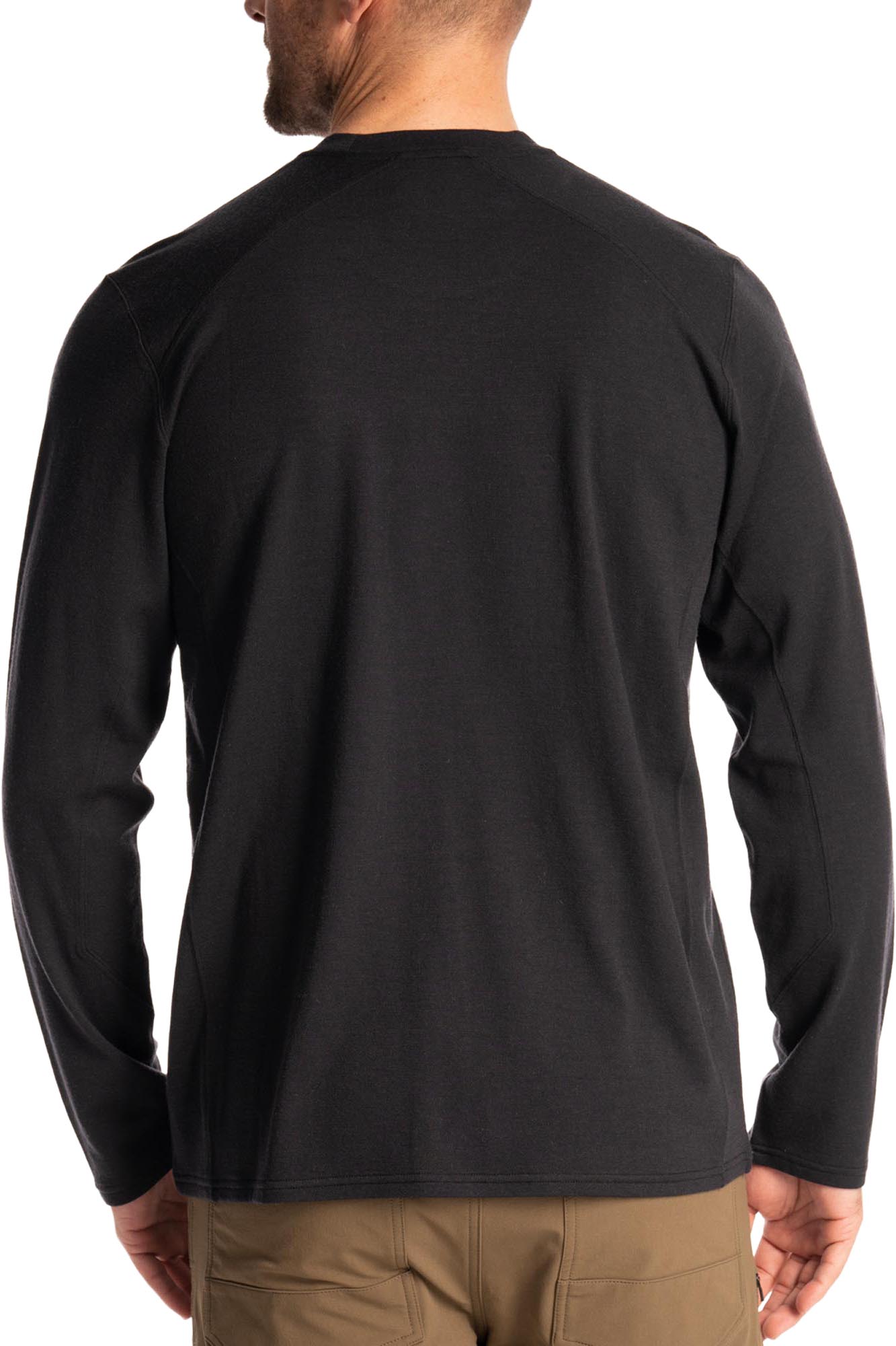 Klim Mesa Falls Wool Camicia a maniche lunghe nero M Figura 2