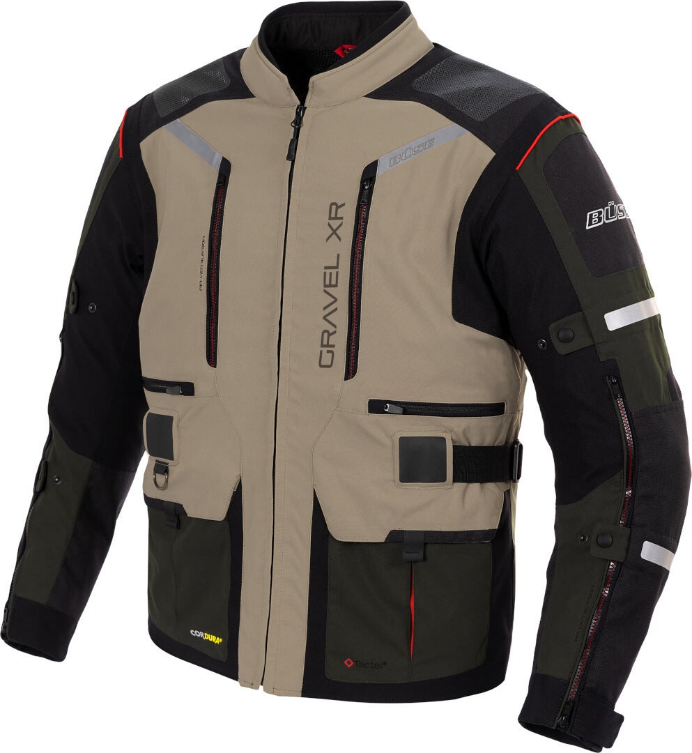 Büse Gravel XR Blouson textile de moto imperméable Sable 64 Figure 1