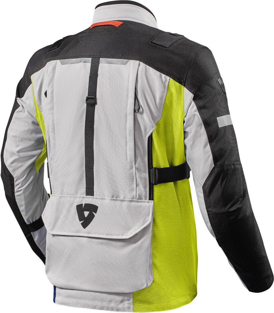 Revit Sand 4 H2O Motorcycle Textile Jacket silver/yellow L Figure 2