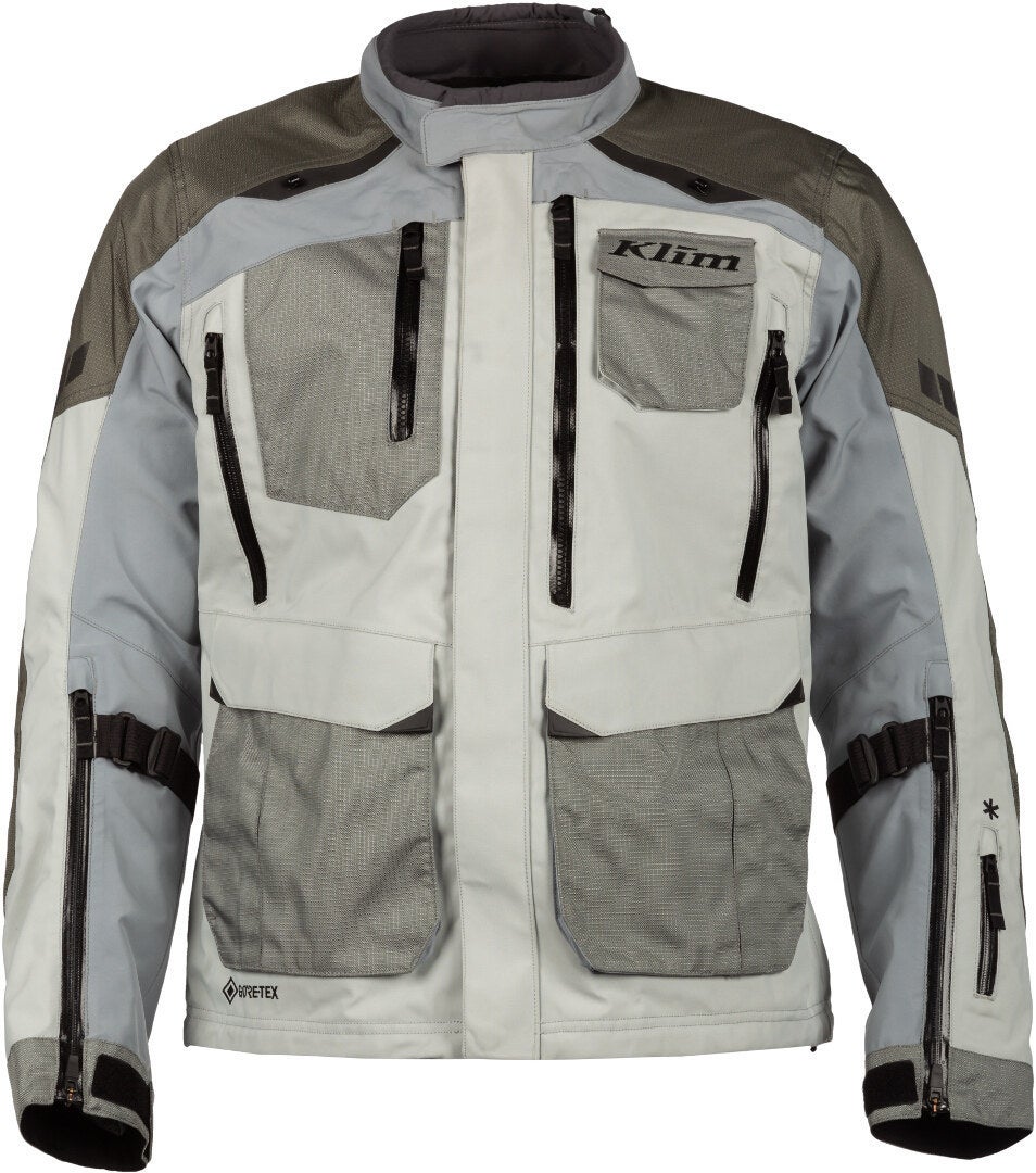 Klim Carlsbad Gore-Tex Motorrad Textiljacke hellgrau 3XL Abbildung 5
