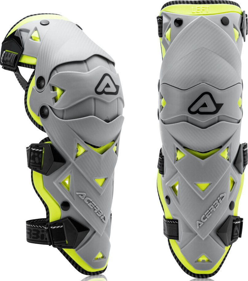 Acerbis Impact Evo 3.0 Knä skydd gul/grå Figur 1