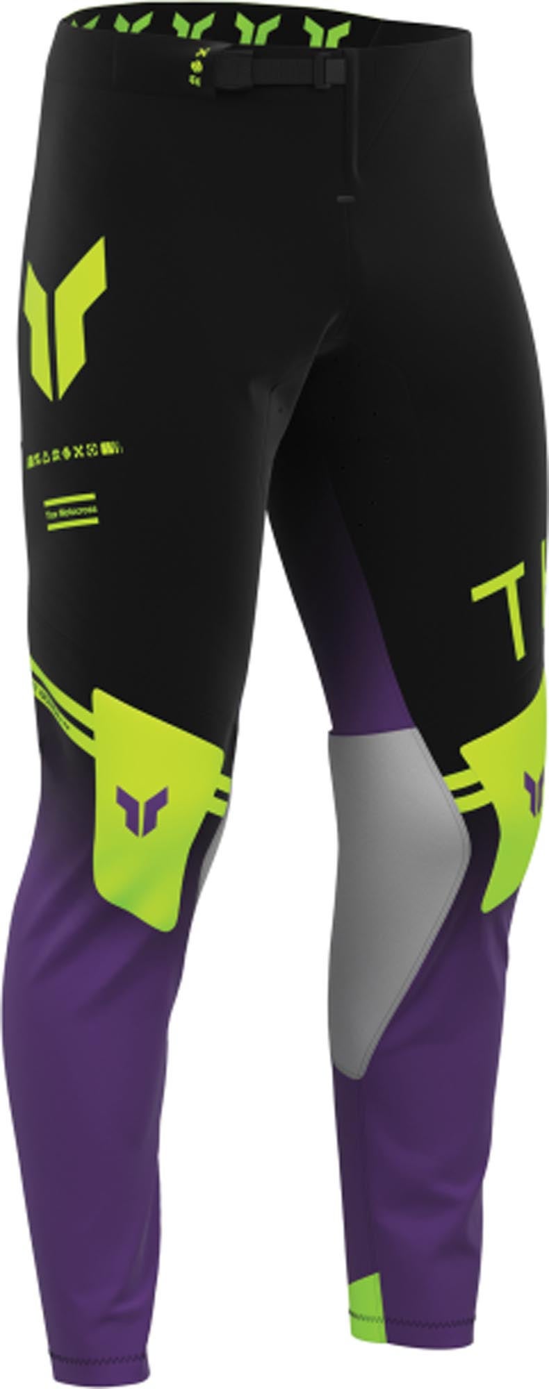 Thor Sportmode Geo Motocrossbukser sort/lilla 34 Figur 3