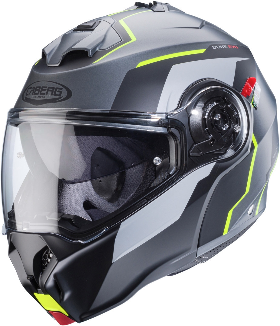 Caberg Duke Evo Move Hjelm grå/gul Tap (59/60) Figur 1