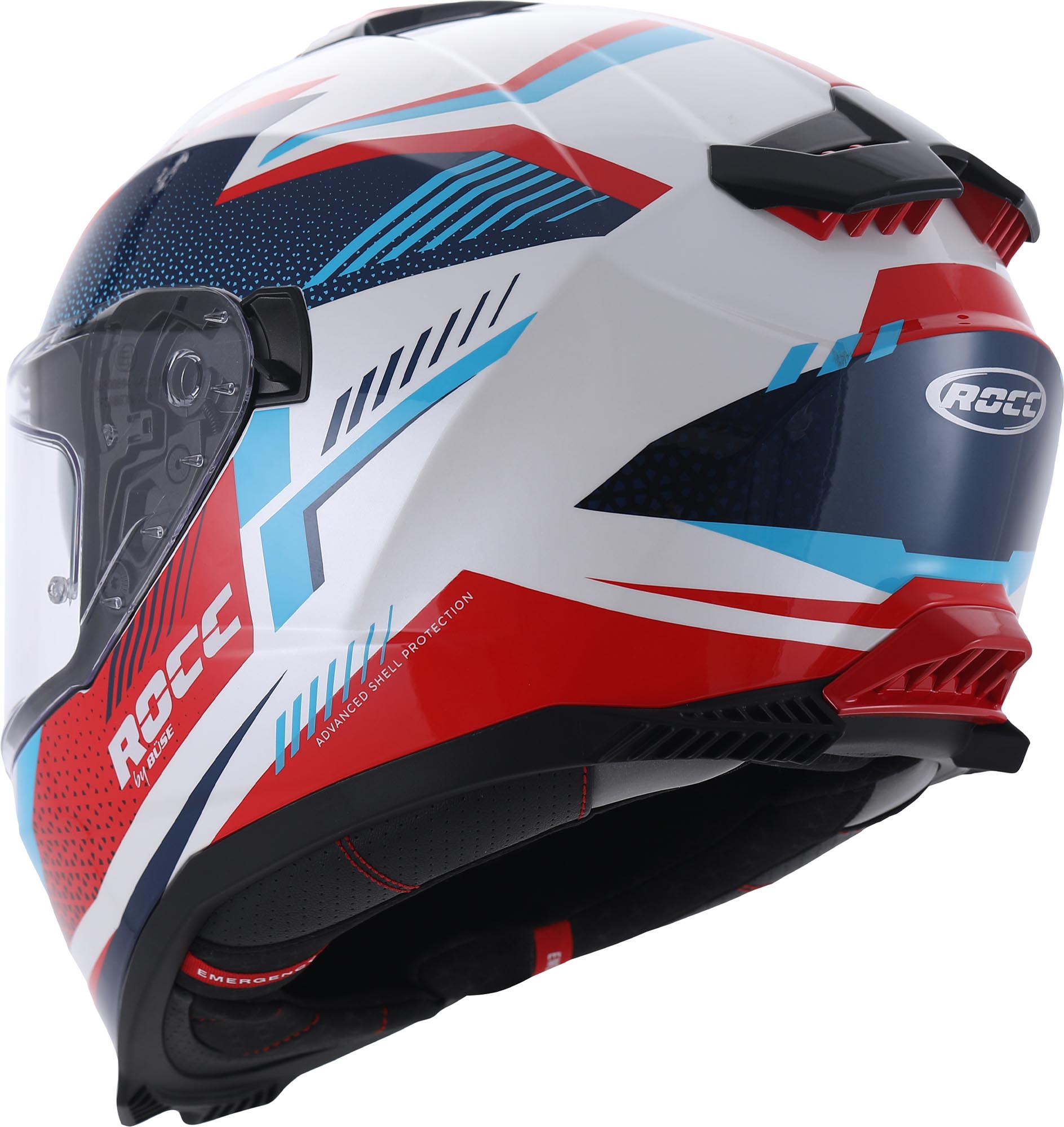 Rocc 390 Helmet white/blue/red 2XL (63/64) Figure 4