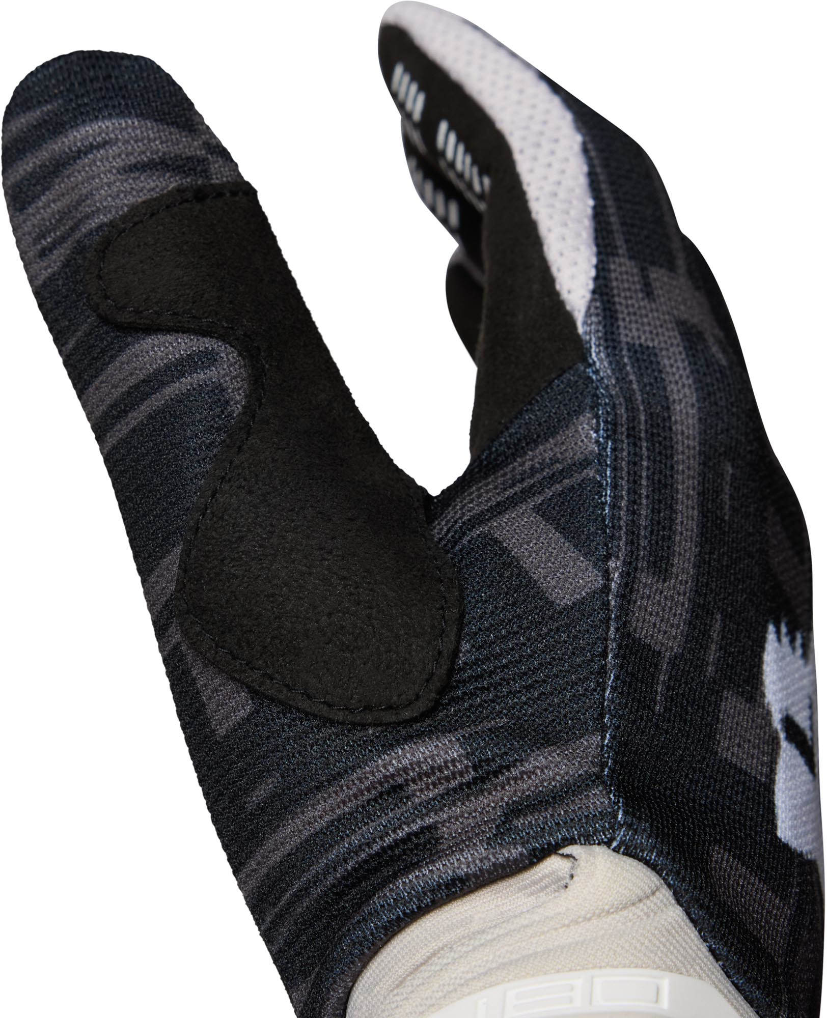 FOX 180 Diffuse Special Edition Gants de motocross jeunesse Noir/Gris/Blanc YL Figure 4