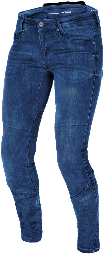 Macna Jenny Jeans da moto da donna Indaco Short 32 Figura 1