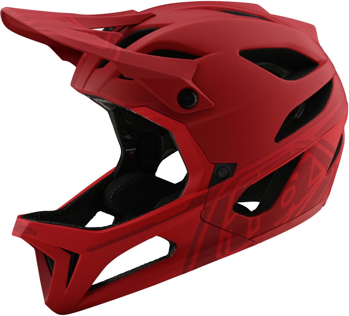 Troy Lee Designs Stage Stealth MIPS Casco Red Matt M/L Figura 1