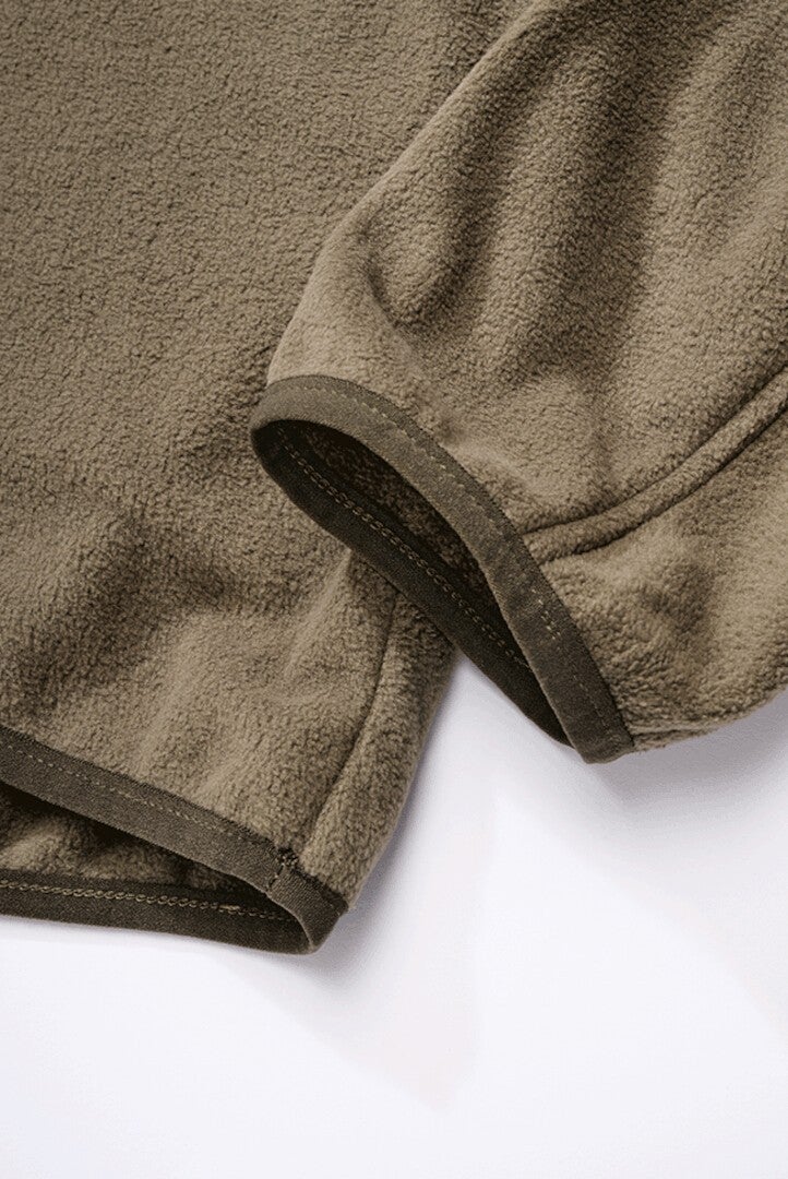 Brandit Fleece Pull demi-zip olive XL Figure 2
