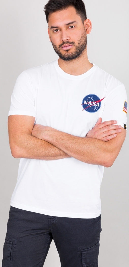 Alpha Industries Space Shuttle T-Shirt white L Figure 4