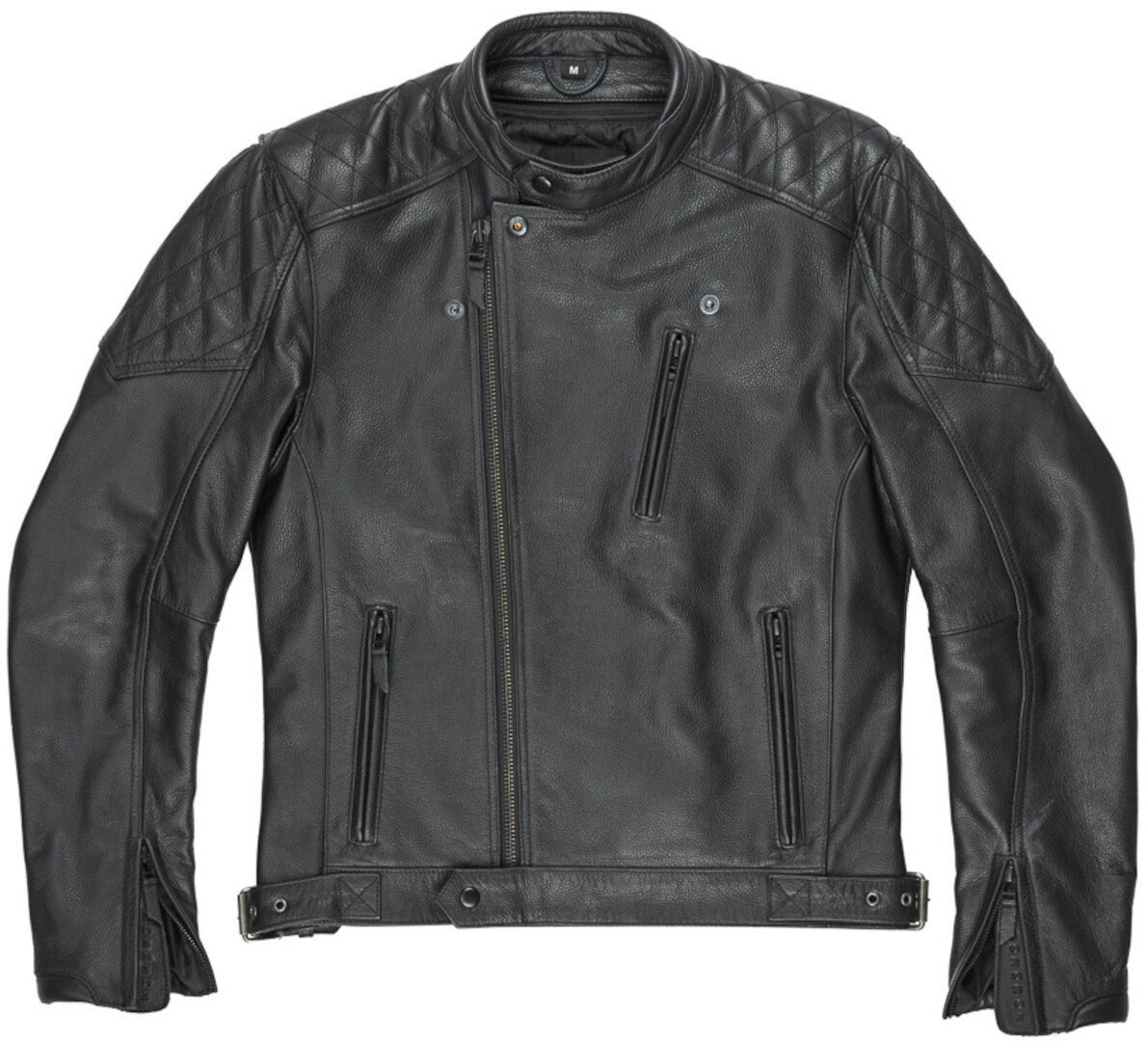 Pando Moto Twin Motorcycle Leather Jacket XXL Figure 1