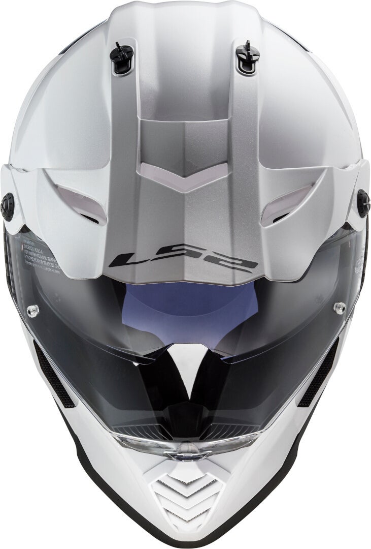 LS2 MX436 Pioneer Evo Casco Motocross Bianco S (55/56) Figura 2