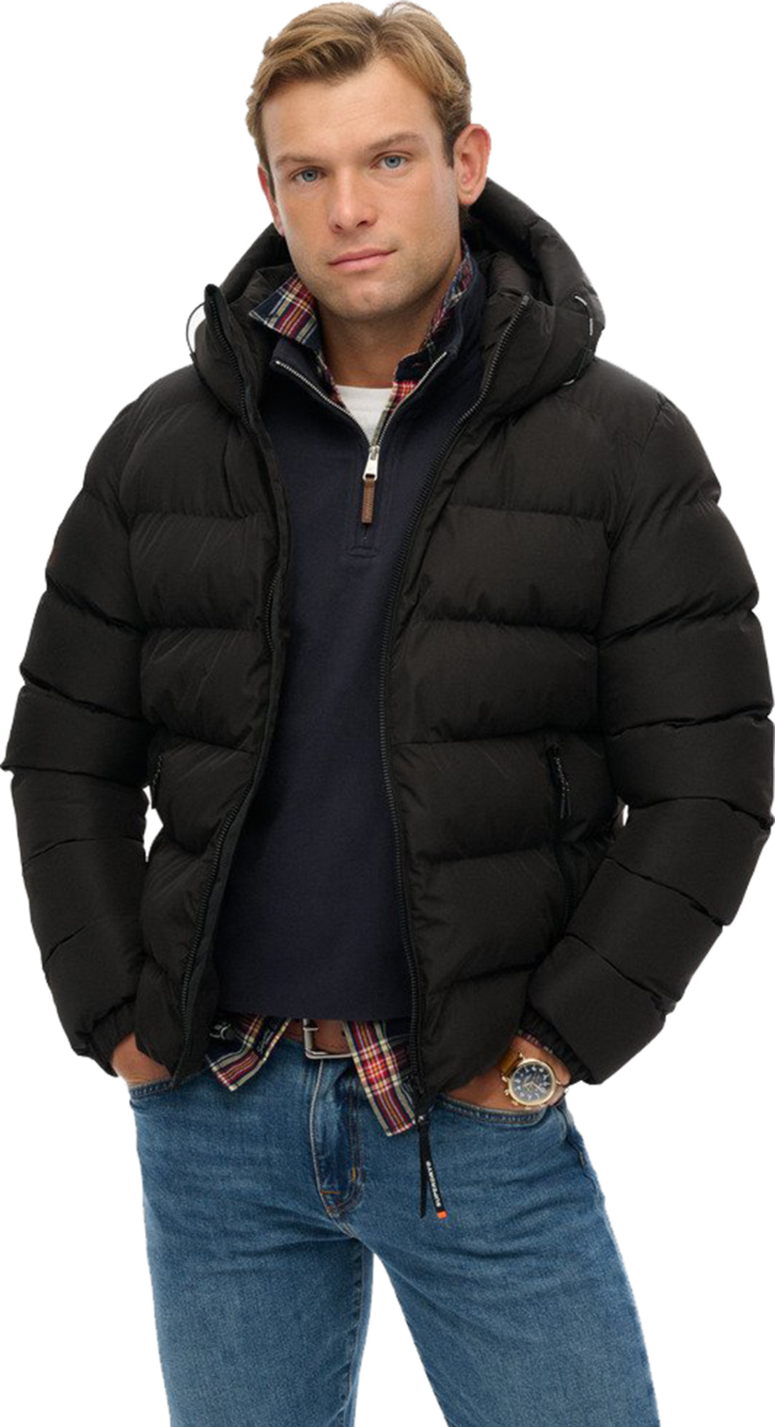 Superdry & Co Sport pufferjakke Sort L Figur 3