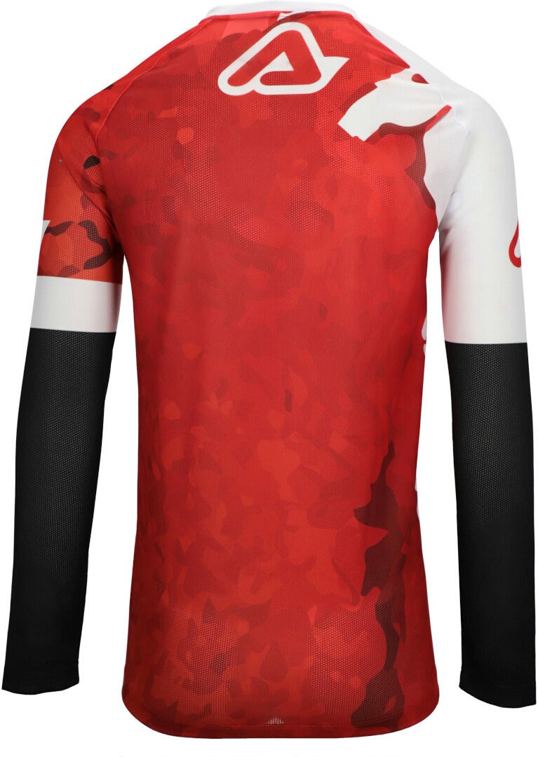 Acerbis J-Windy Vented Watermark Motorcross Jersey rood/wit XL Figuur 6
