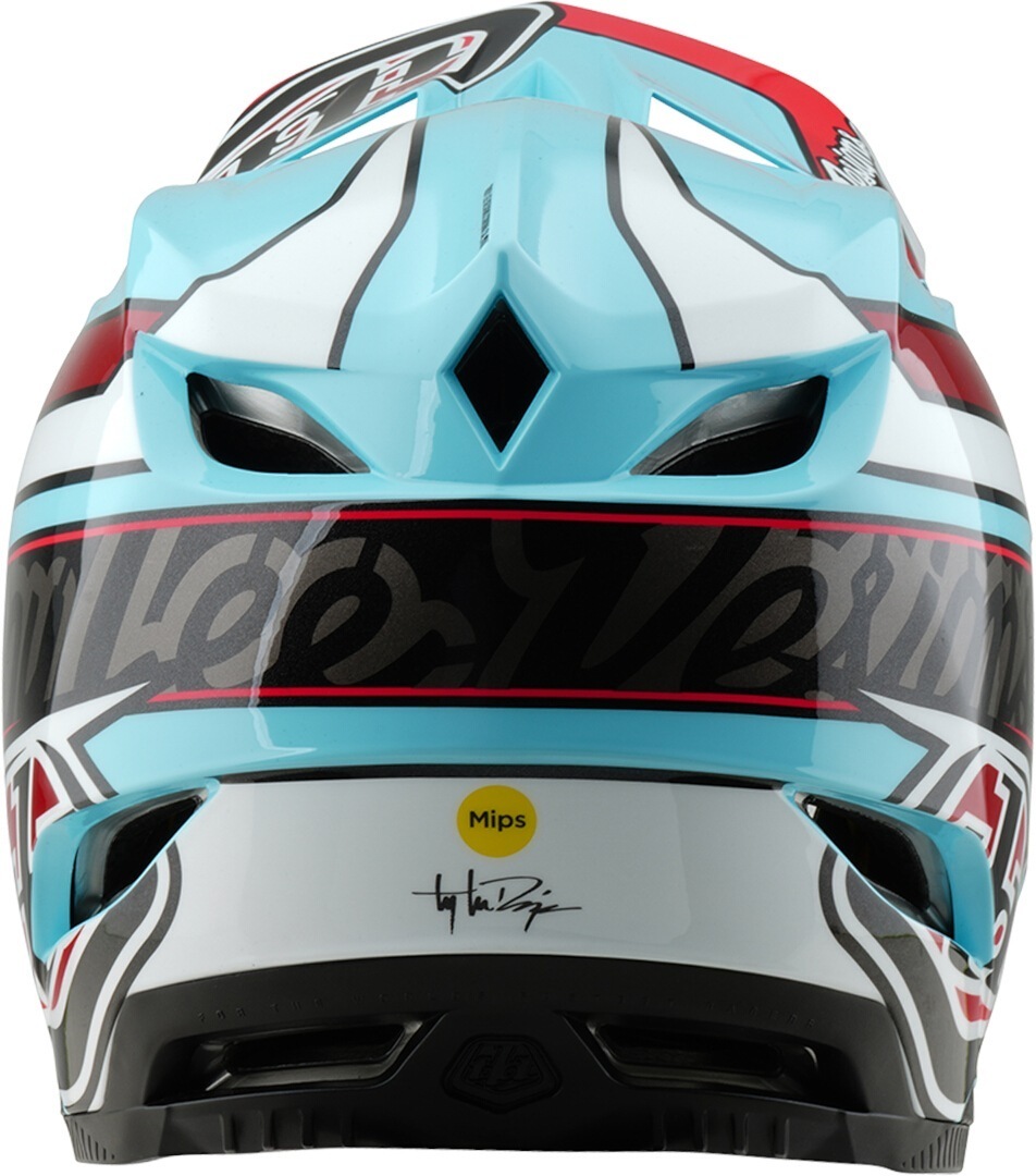 Troy Lee Designs D4 Mips Linear Polyacrylite Downhill Helm multi-coloured XL (60/61) Figure 7