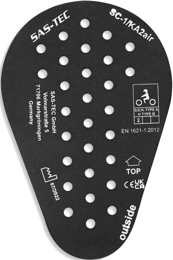 Pando Moto SAS-TEC SC-1/KA2air Protecții pentru umăr/coat/genunchi/șold Figura 2