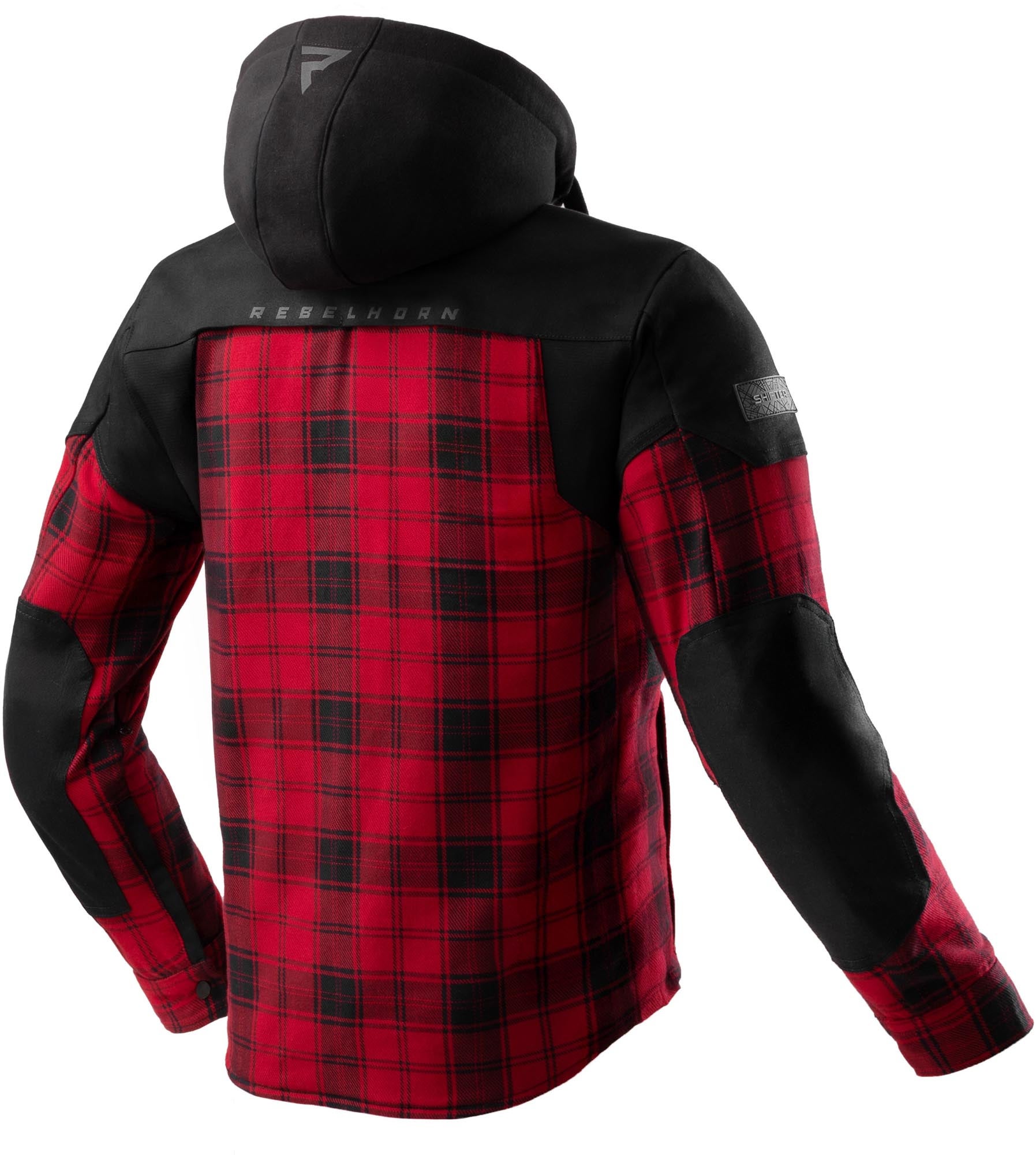 Rebelhorn Shifter Motorrad Hemd schwarz/rot 8XL Abbildung 2