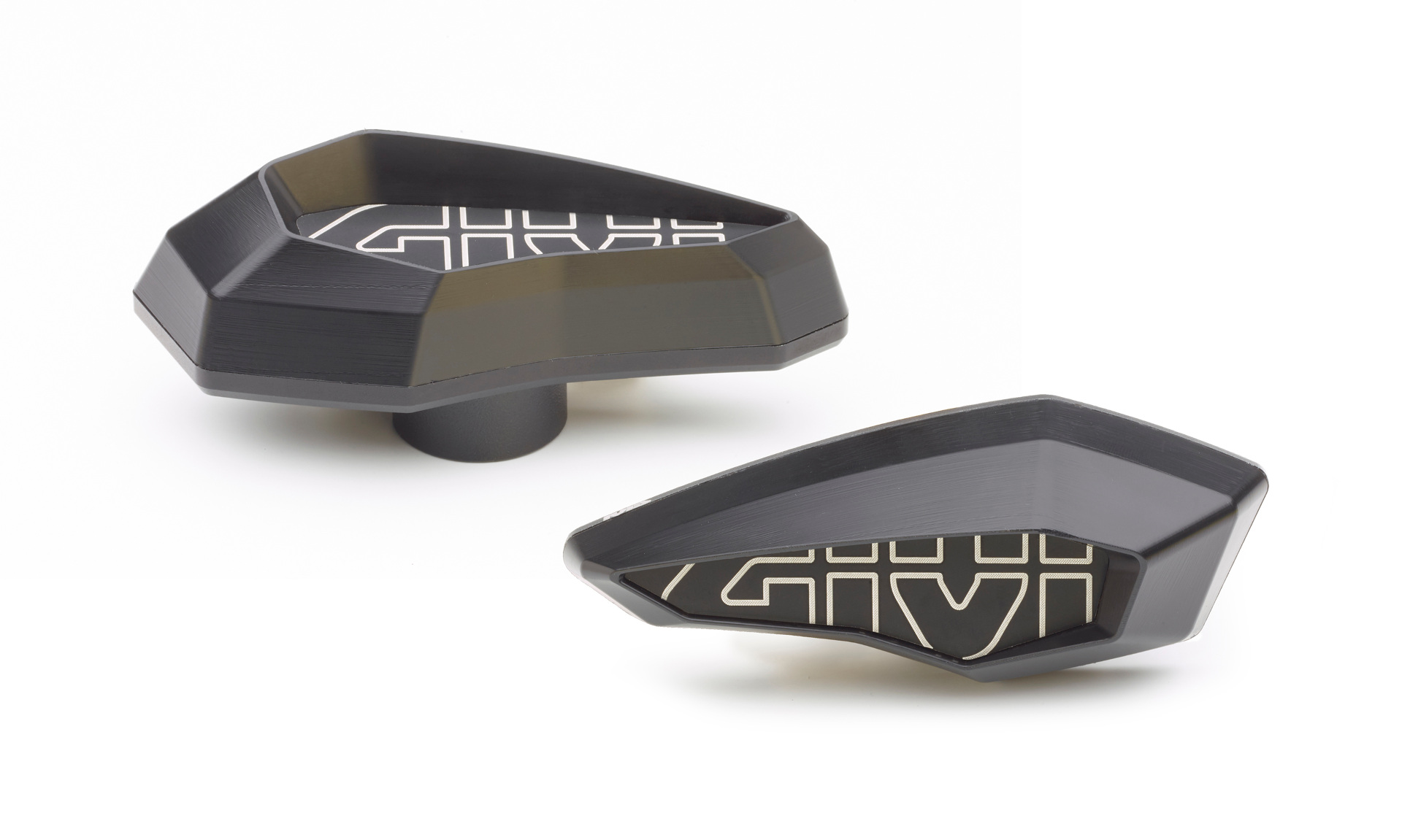 GIVI Sturzpad aus Fiberglas verstärktem Polymer aus eloxiertem Aluminium, schwarz Figur 1