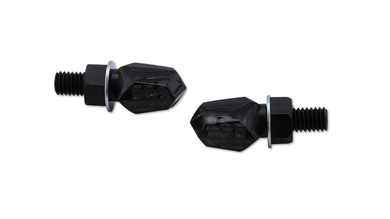HIGHSIDER Smart Tiny LED-indikatorhus Svart / Lins Rökt (Par), Bak Figur 4