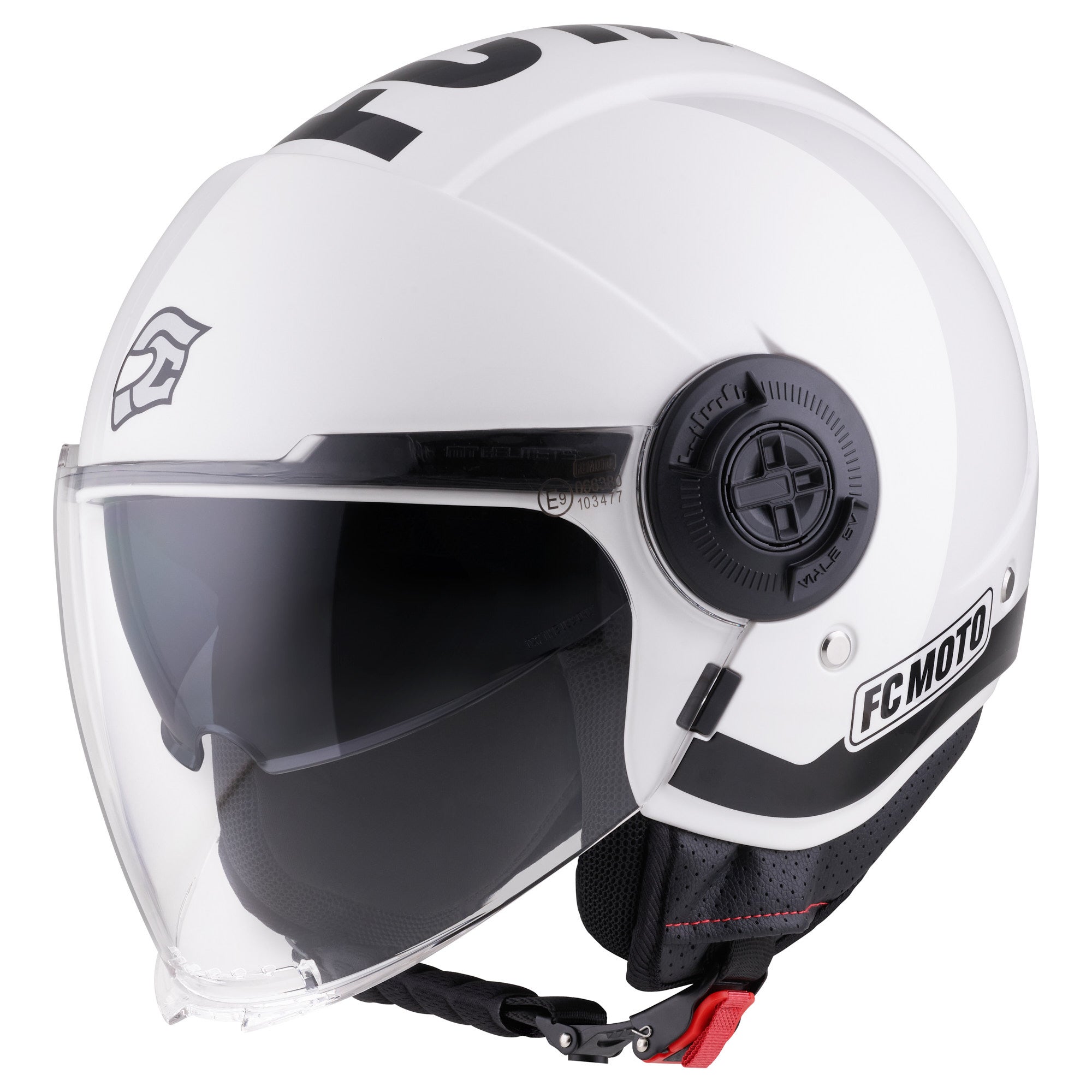 FC-Moto Ralgo Casco Jet bianco/nero L Figura 1