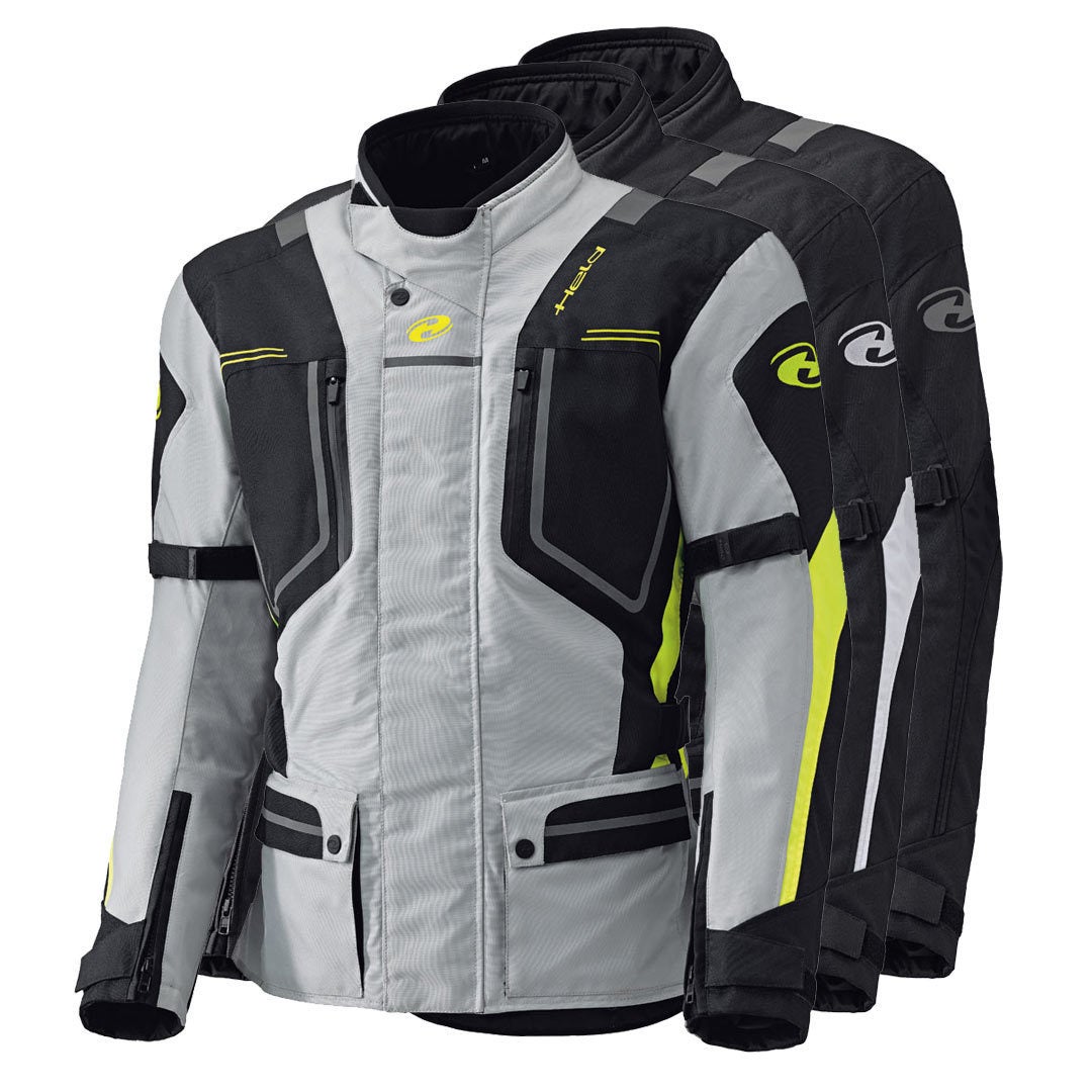 Held Zorro Veste textile de moto imperméable gris/jaune L Figure 2