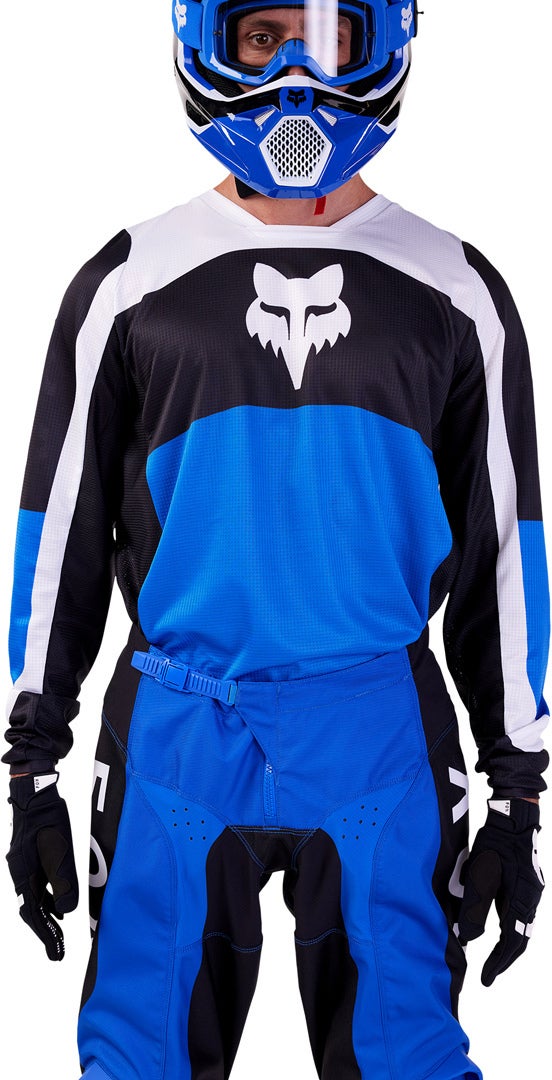 FOX 180 Nitro Motokrosový dres modrá XS Obrázek 4