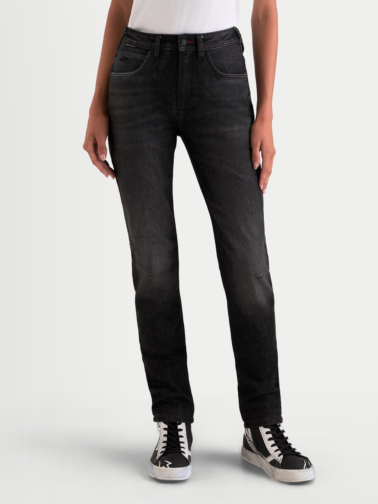 Alpinestars Stella Flex-Ast 5 Ladies Motorcycle Jeans black washed out 28 Figure 7