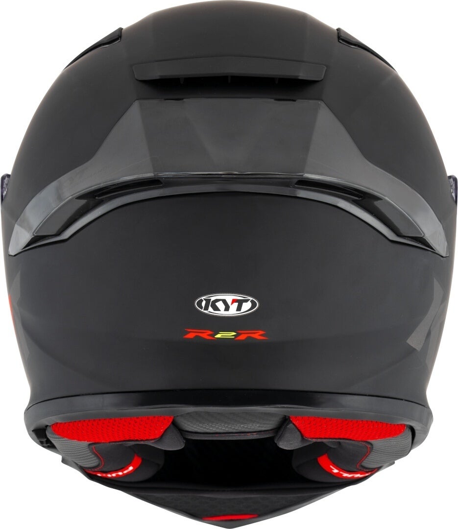 KYT R2R Plain Helm Black Matt S (55/56) Figuur 4