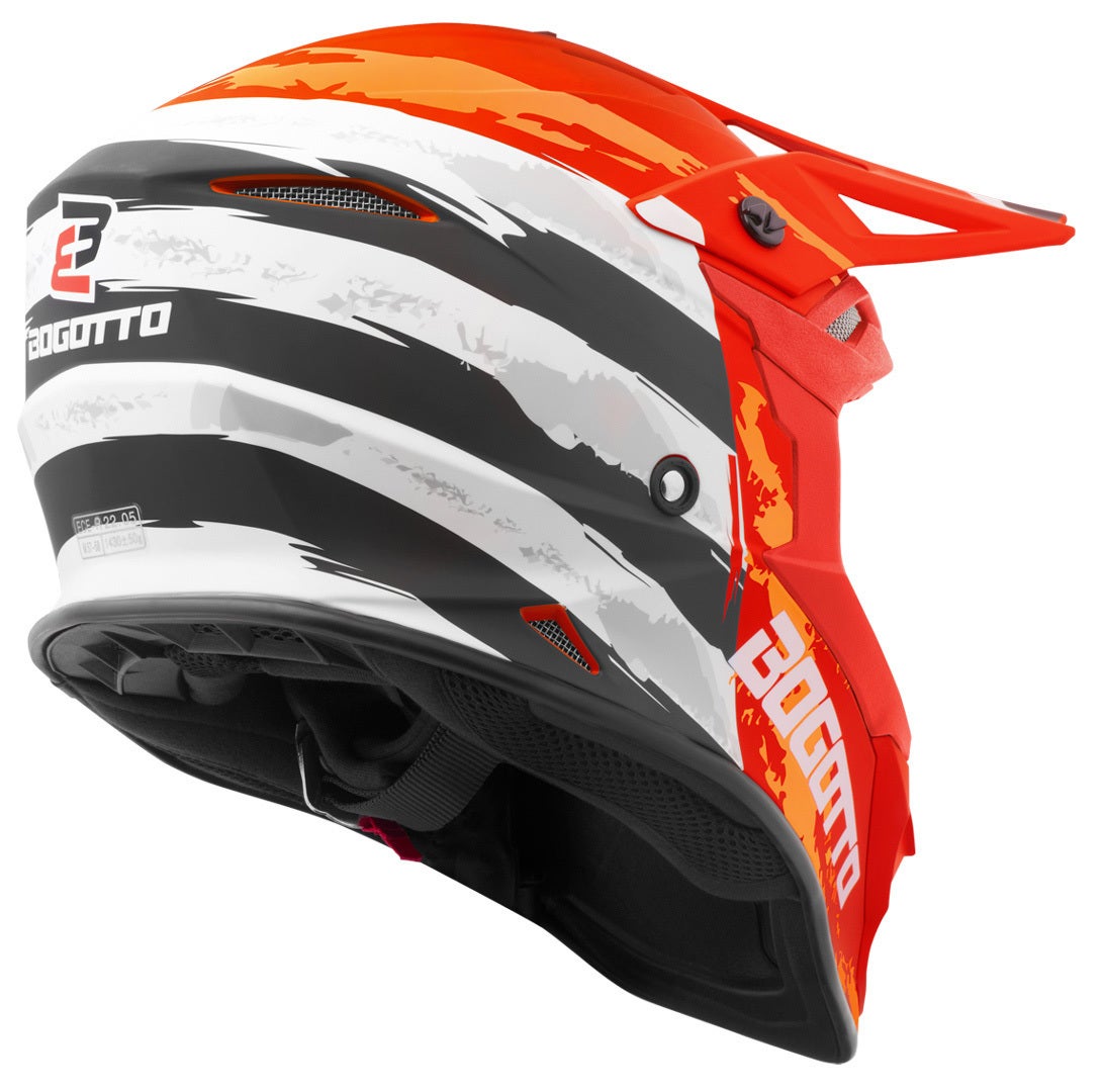 Bogotto V337 Wild-Ride kryds hjelm orange/sort/hvid M Figur 2