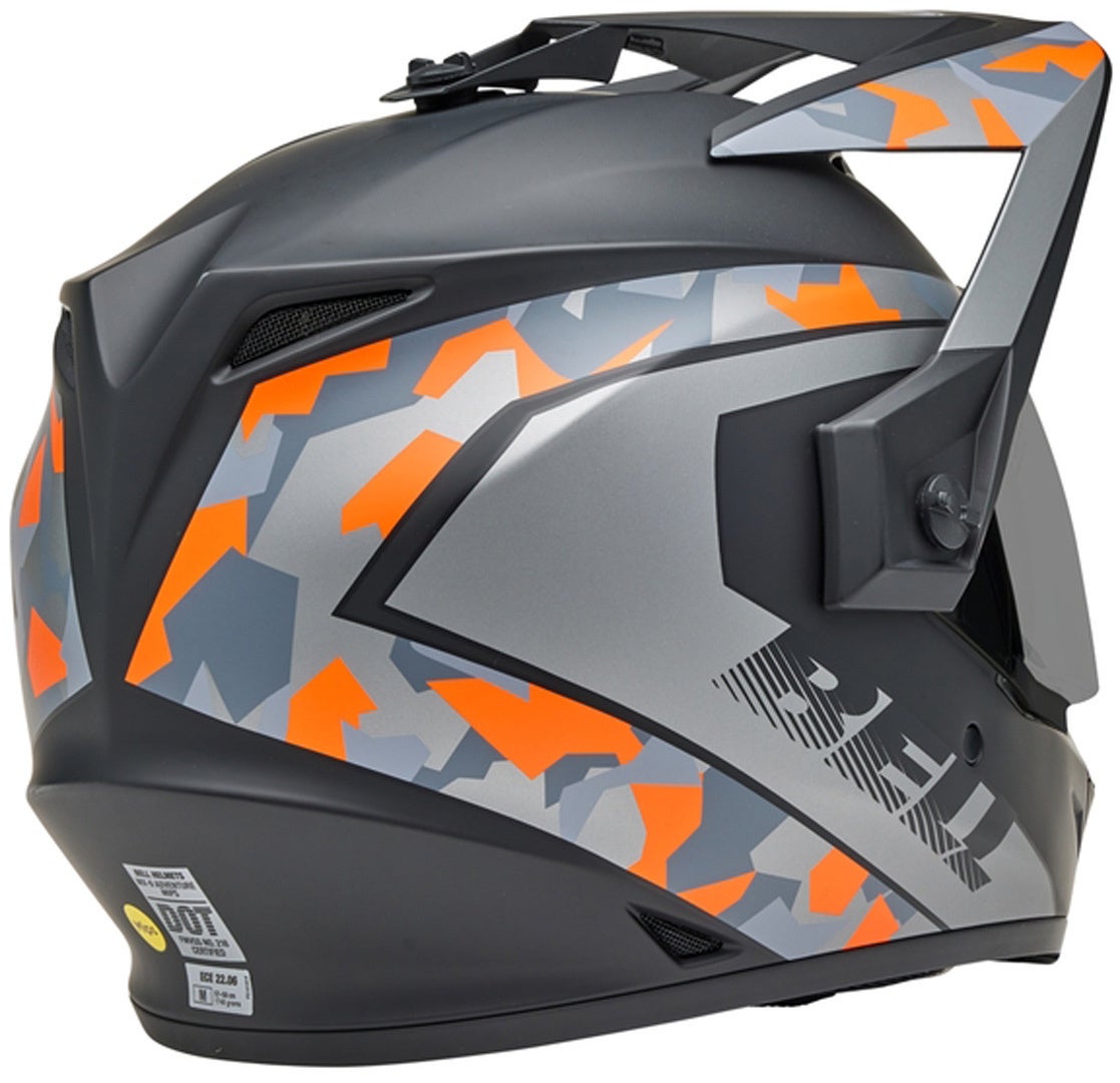 Bell MX-9 Adventure MIPS Casque d’enduro Gris/Orange XXL (62/63) Figure 4