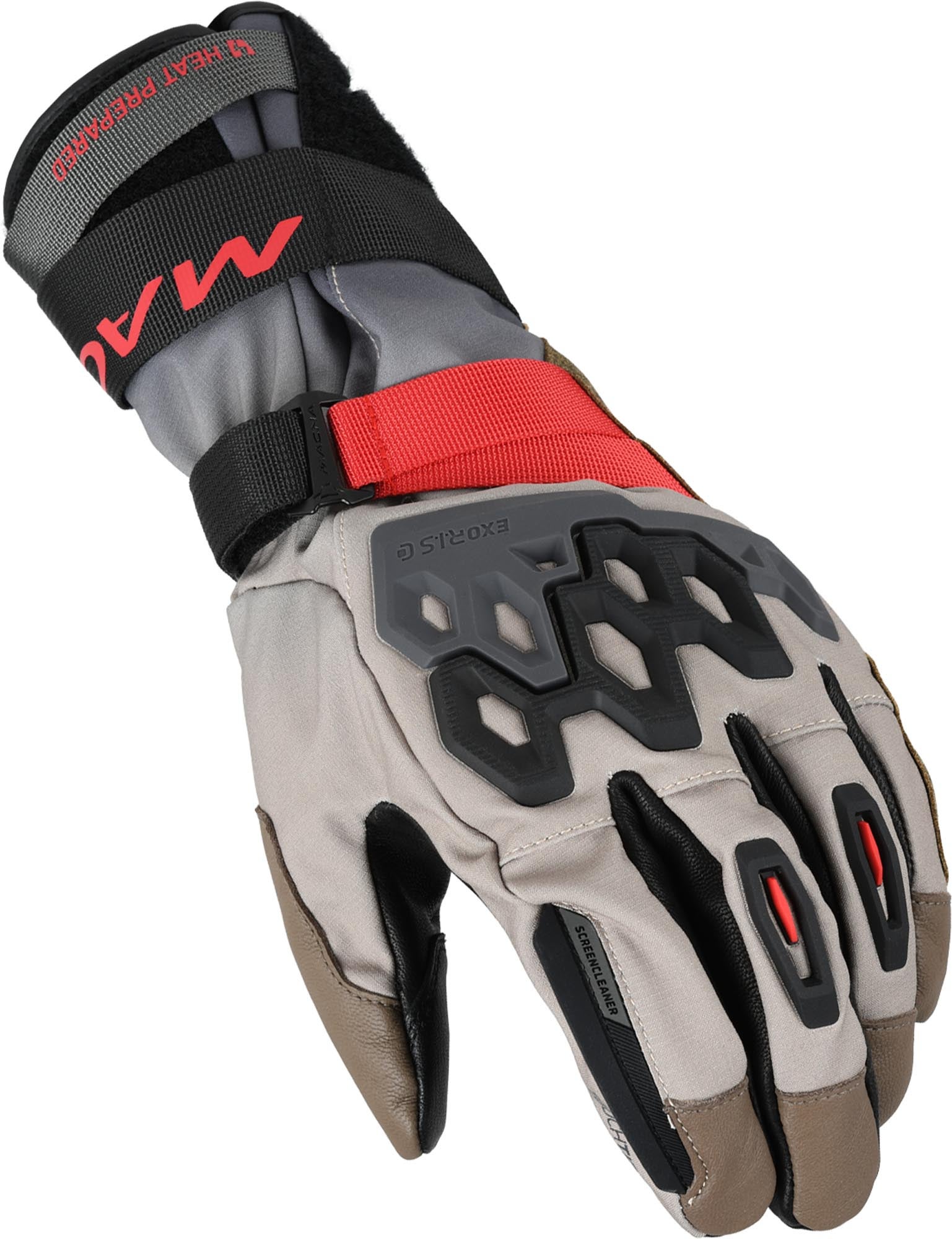 Macna Lazular RTX DL waterproof Motorcycle Gloves black/beige M Figure 1
