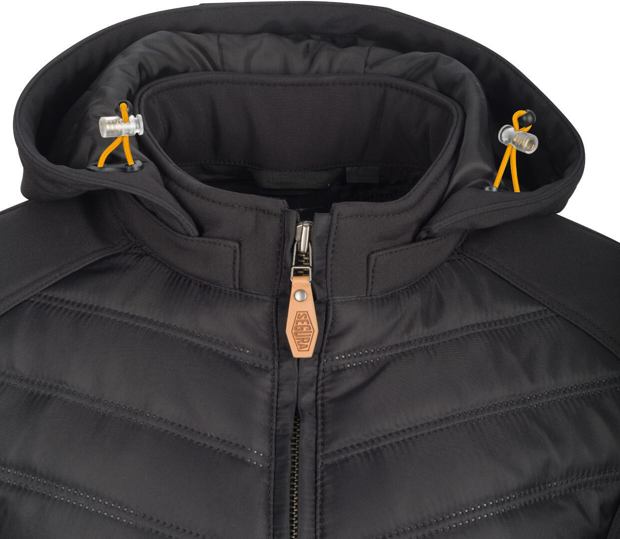 Segura Natcho 2 Motorcykel Textil Jacka svart/gul S Figur 3