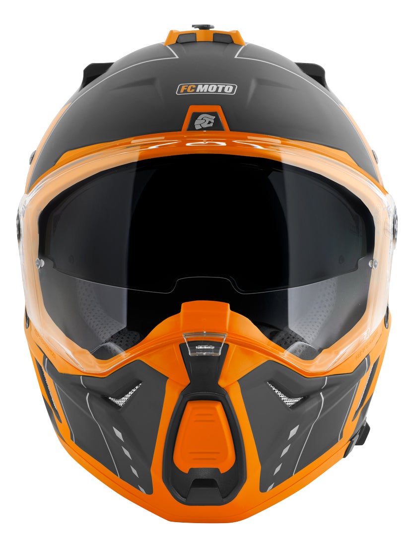 FC-Moto Merkur Pro Air Enduro hjelm sort/orange L Figur 10