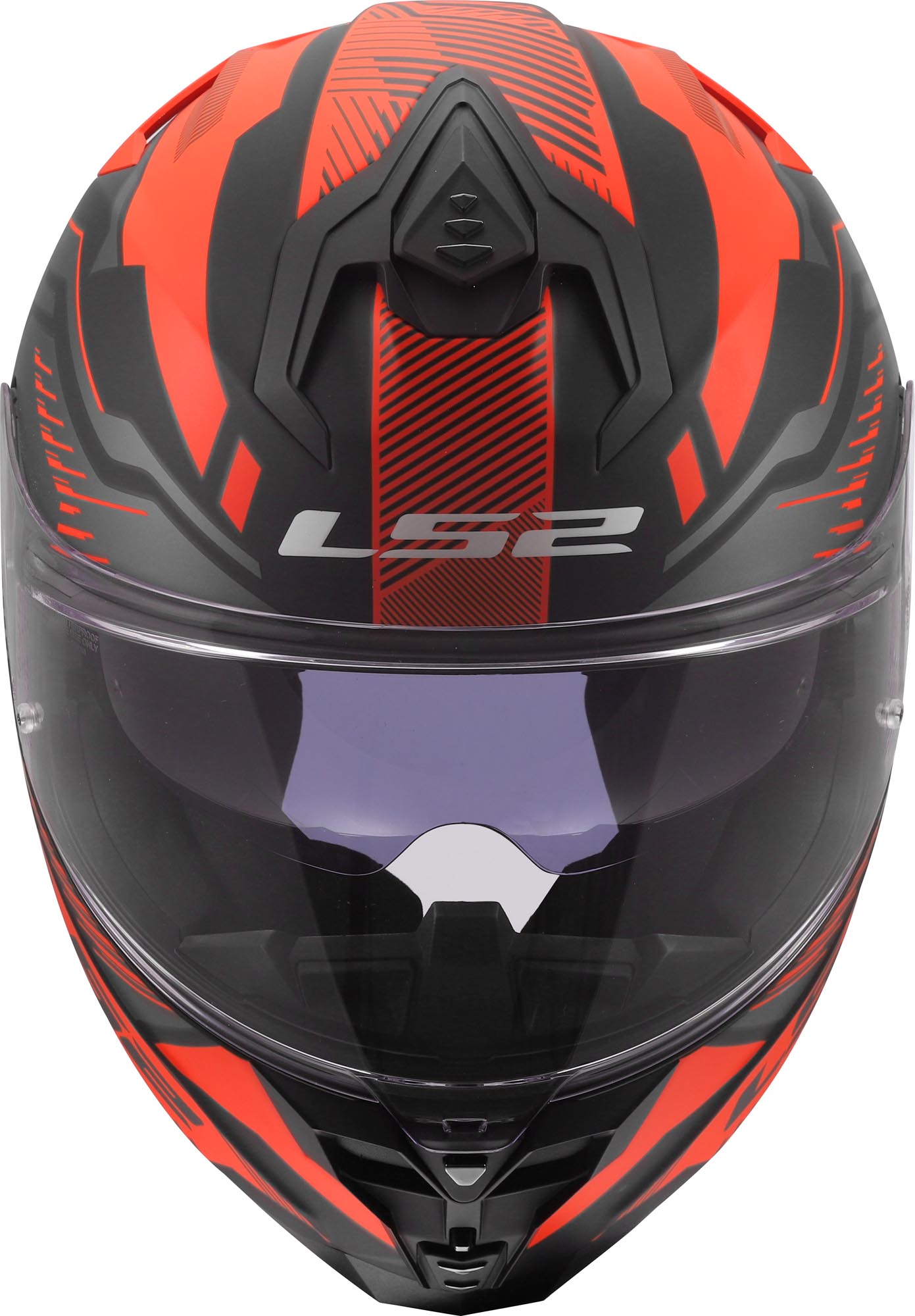 LS2 FF817 Challenger II Dravix Helm schwarz/rot L (59/60) Abbildung 10