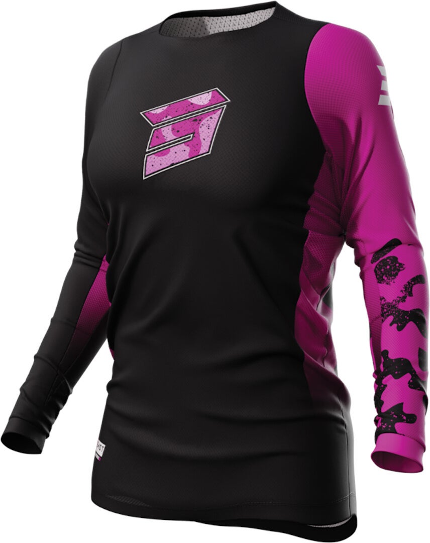 Shot Contact Shelly 2.0 Motocross trøje til damer sort/pink XXL Figur 1
