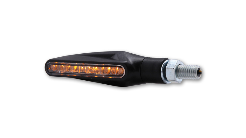 HIGHSIDER Smart Stix LED-indikator Hus Svart / Lens Clear (Par), Fram och Bak Figur 5