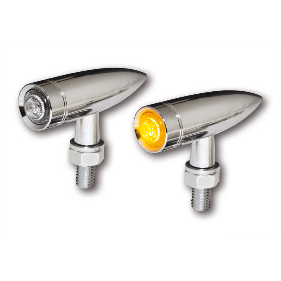 HIGHSIDER LED Blinker MONO BULLET LONG Chrome Figura 3
