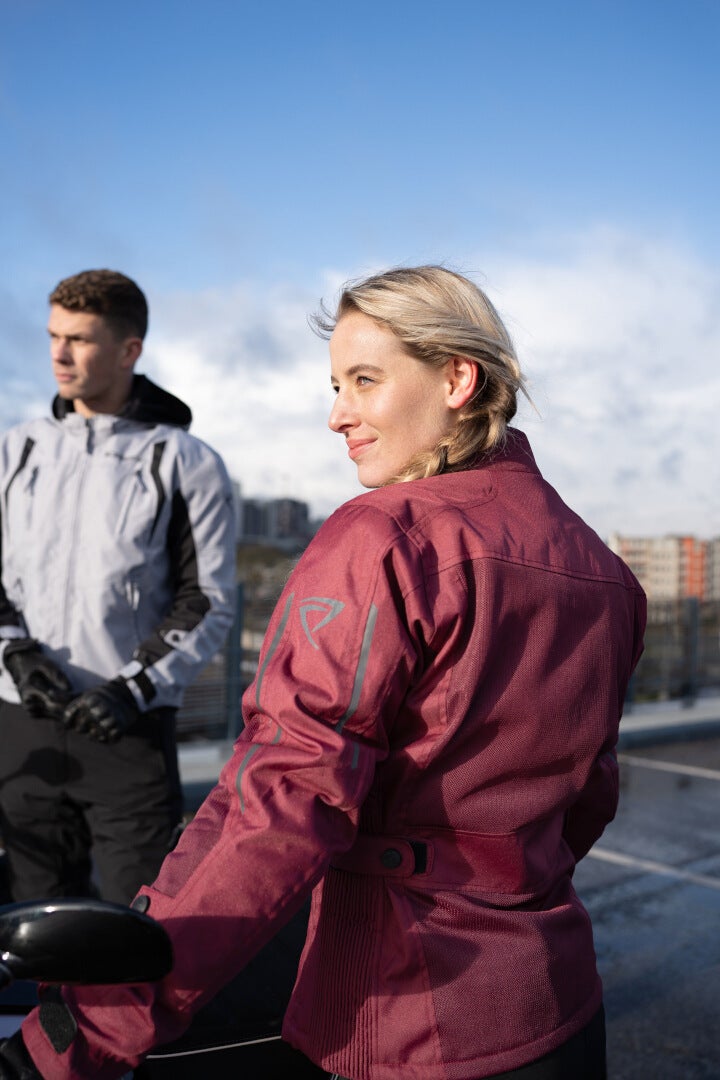 DIFI Joni Aerotex Damen Motorrad Textiljacke rot S Abbildung 4