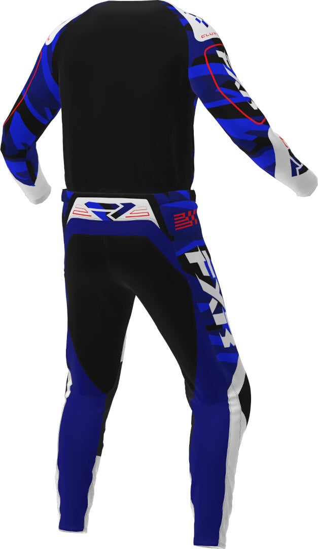 FXR Clutch 2025 Motocross Pants blue/white/red 38 Figure 2
