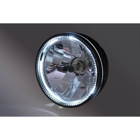 HIGHSIDER 5 3/4 Zoll Hauptscheinwerfer SKYLINE, LED Standlichtring negru Figura 3
