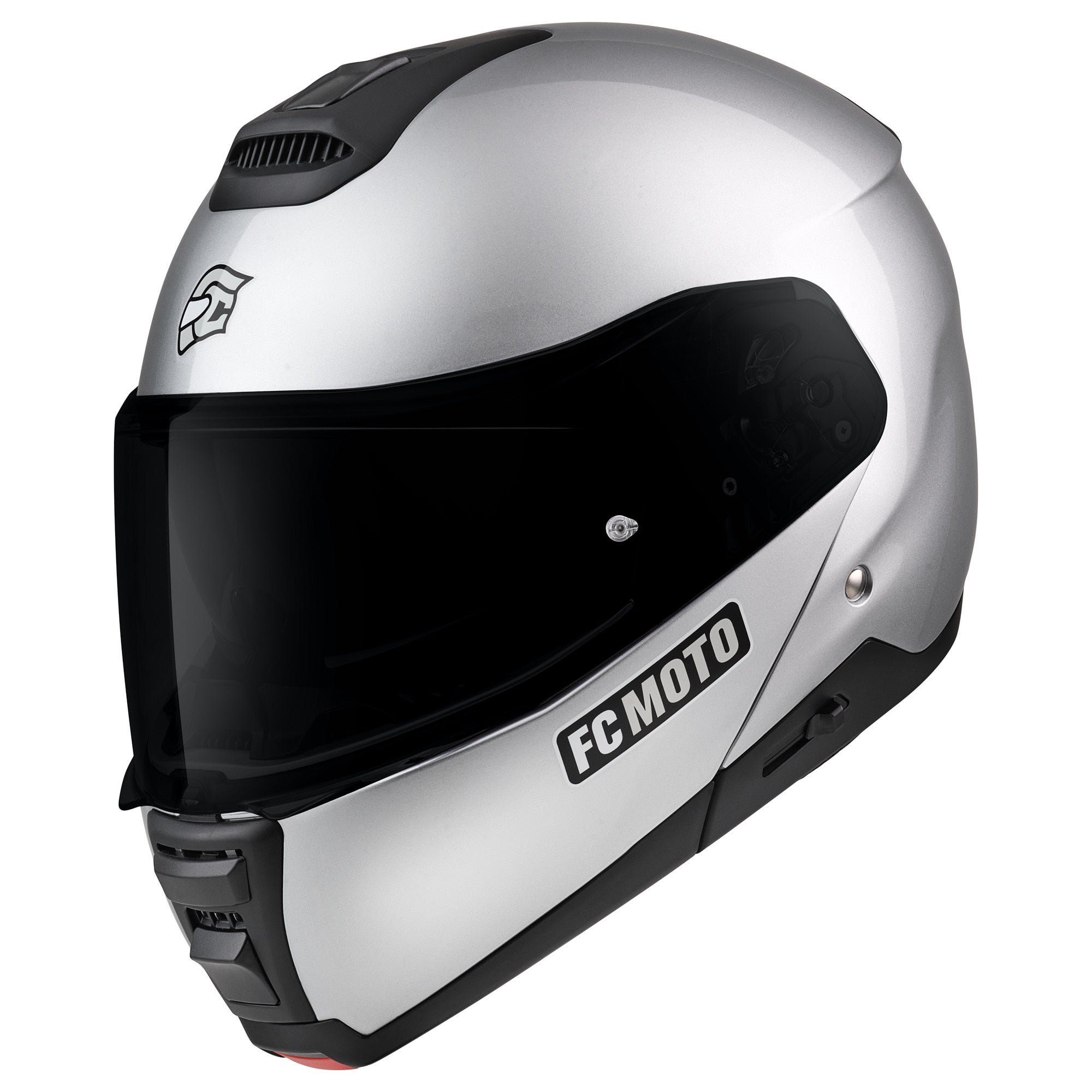 FC-Moto G-376 Atverama ķivere Sudrabs M (57/58) 2. attēls