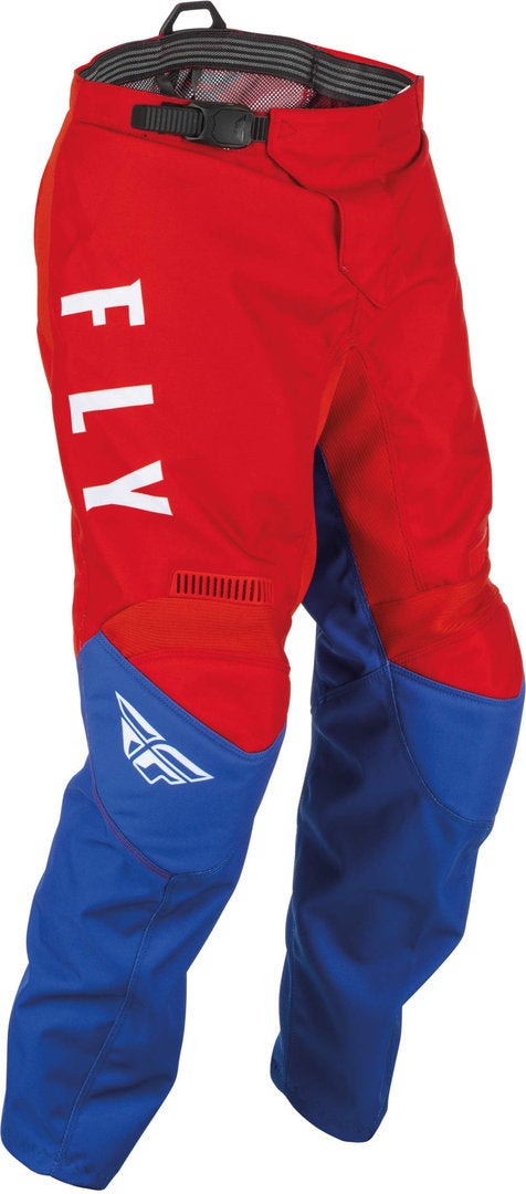 Fly Racing F-16 Pantalon de motocross jeunesse Rouge/Blanc/Bleu 24 Figure 1