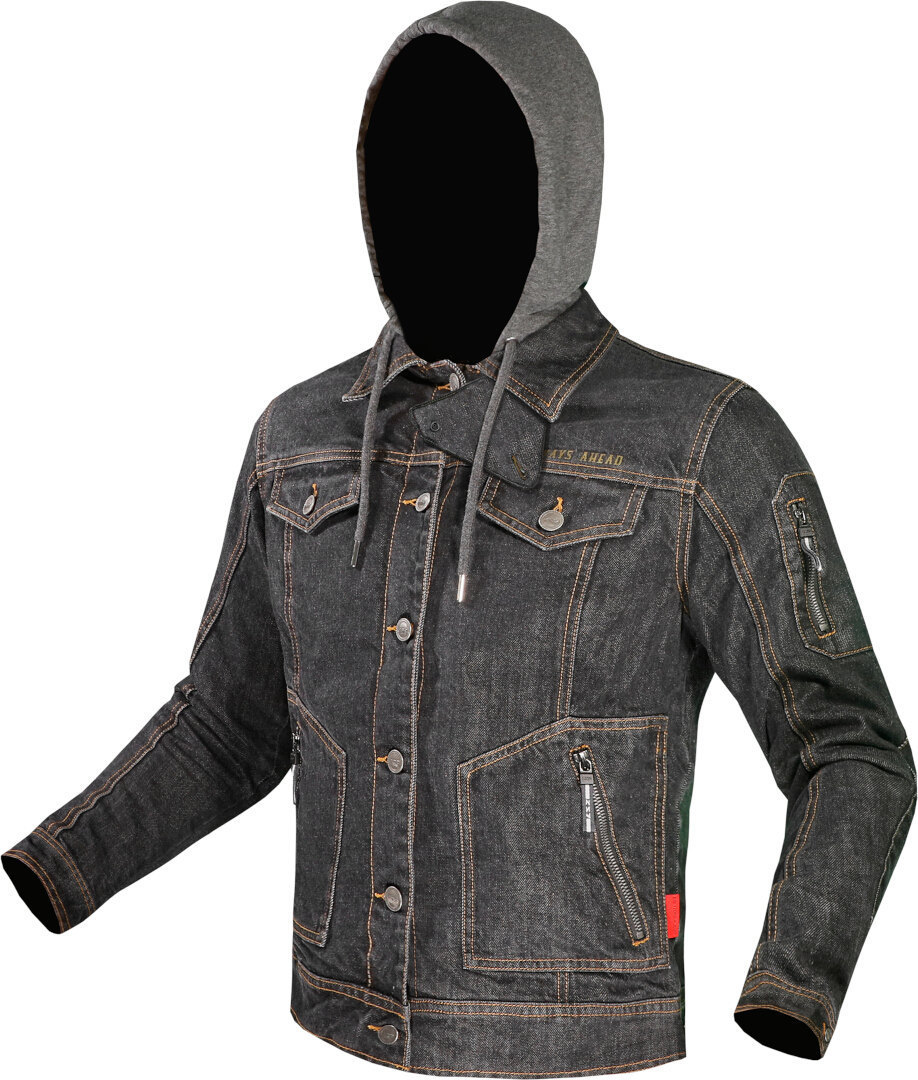 LS2 Oaky Dame motorcykel tekstiljakke Sort L Figur 4
