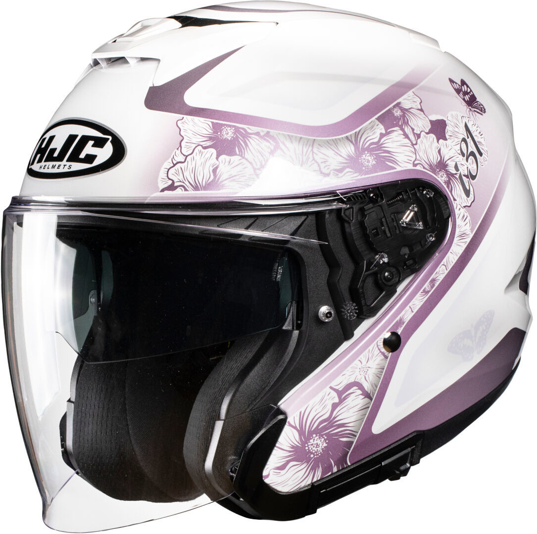HJC i31 Iona Jet hjälm vit/lila XS (54/55) Figur 1