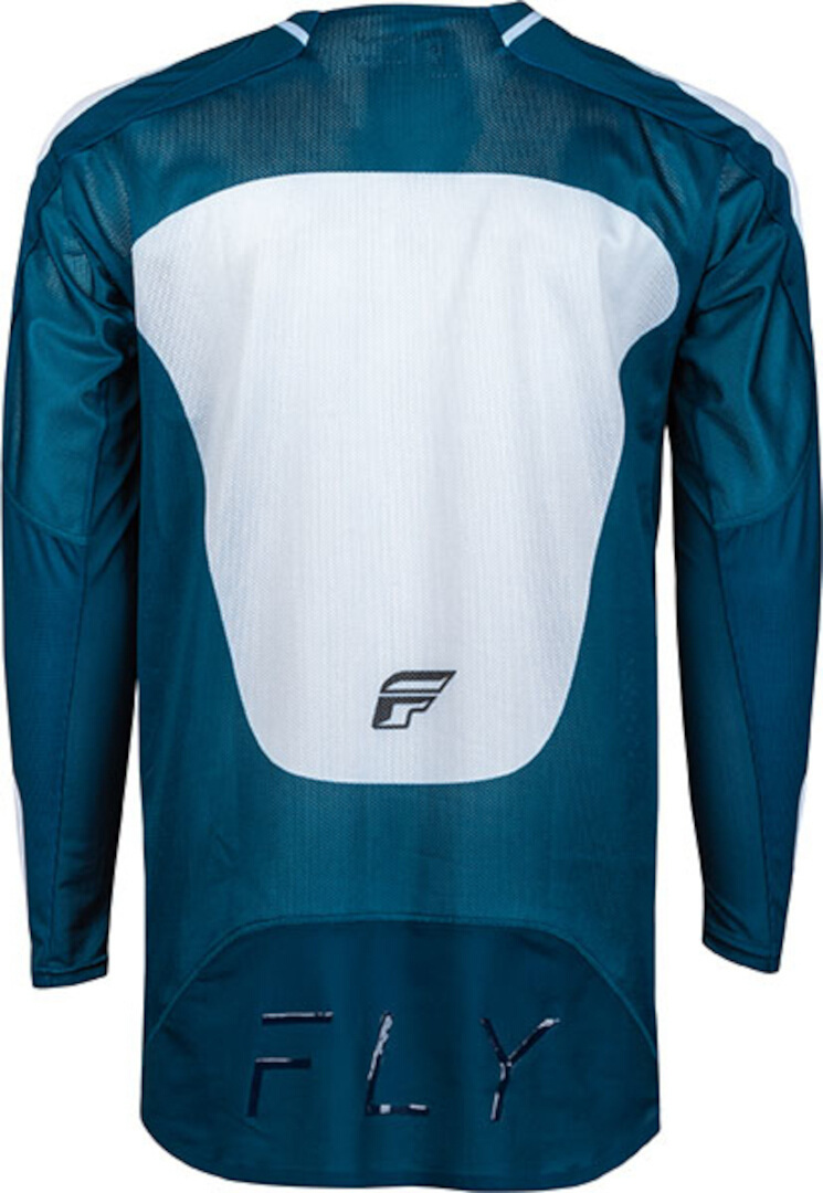Fly Racing Evolution 2024 越野摩托車球衣 藍白 XL 圖2