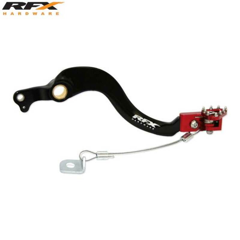 RFX Levier de frein arrière Pro FT (Noir/Rouge)