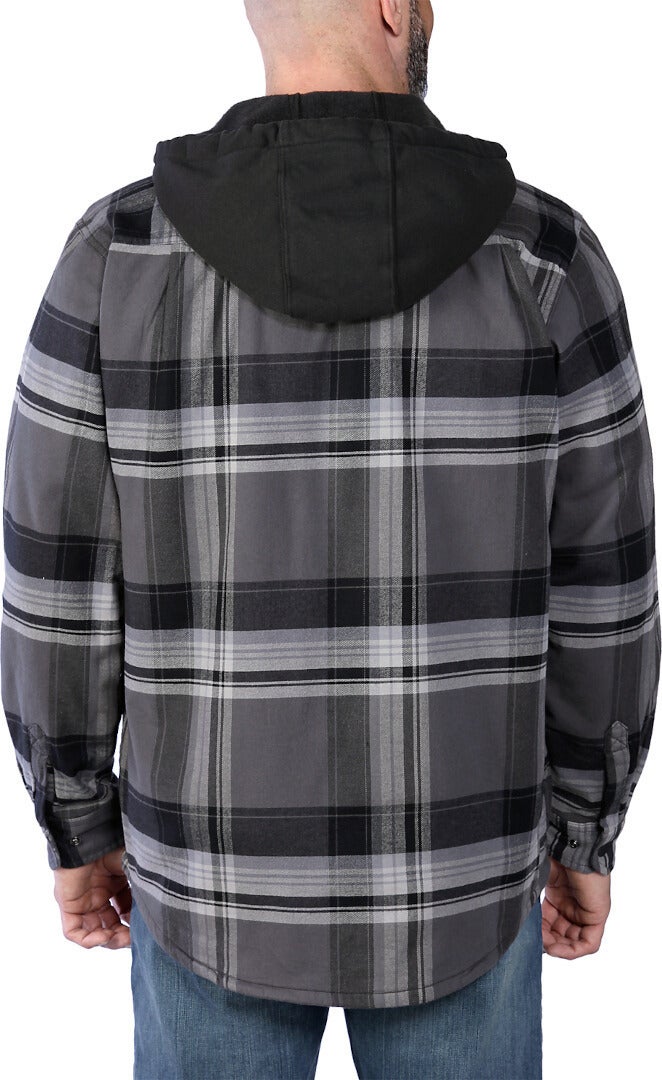 Carhartt Rugged Flex Flannel Hooded Hemd schwarz L Abbildung 4