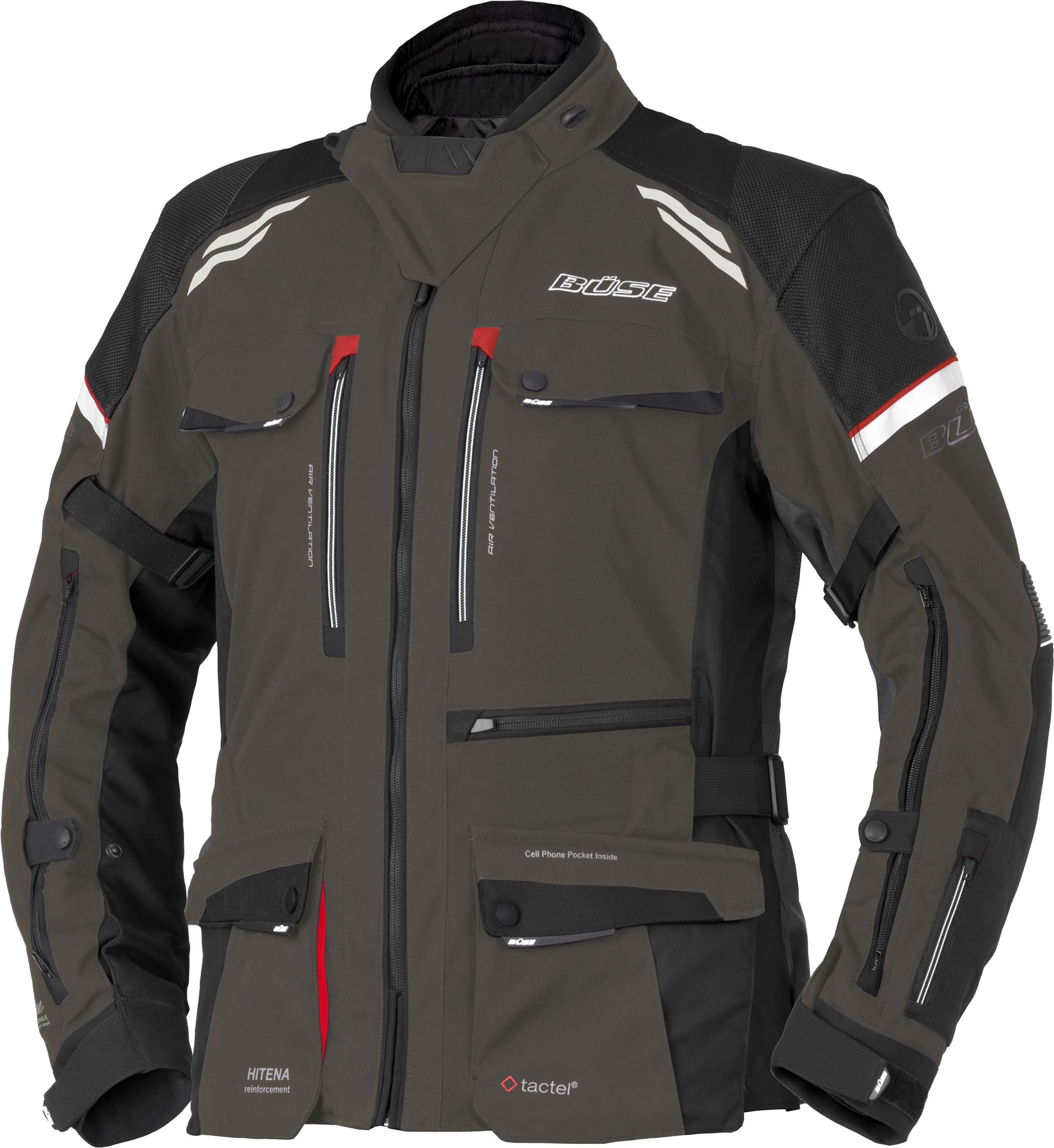 Büse Highland III Chaqueta Textil de Motocicleta Impermeable