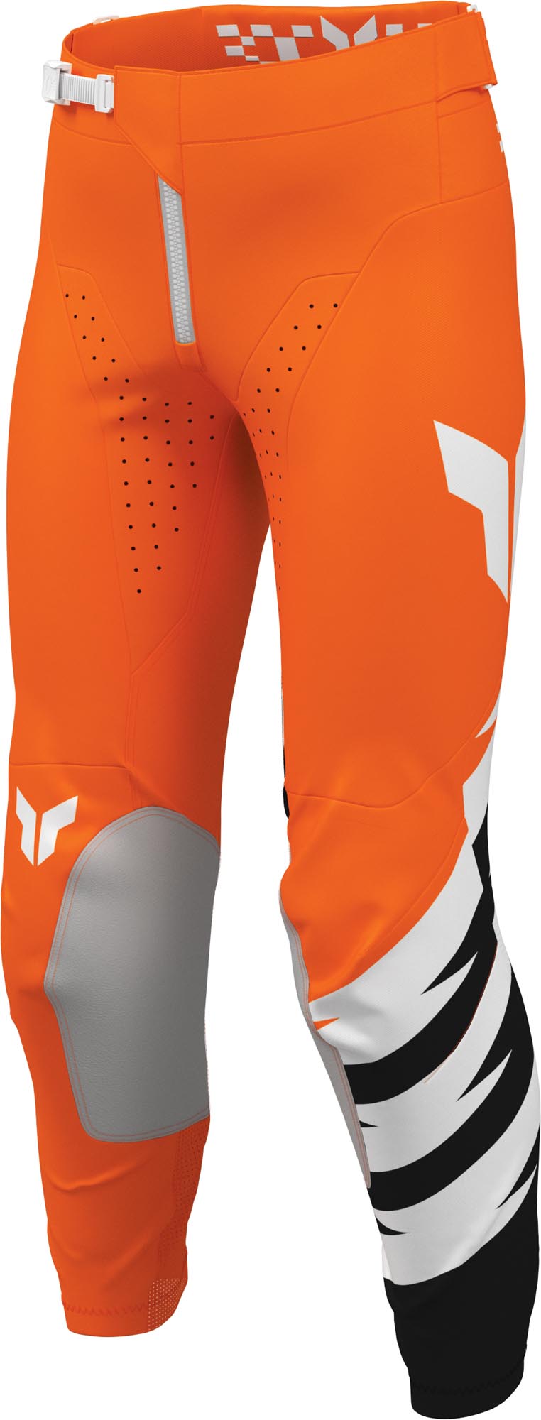 Thor Launchmode Shockie Ungdoms motocrossbukser sort/orange 24 Figur 1