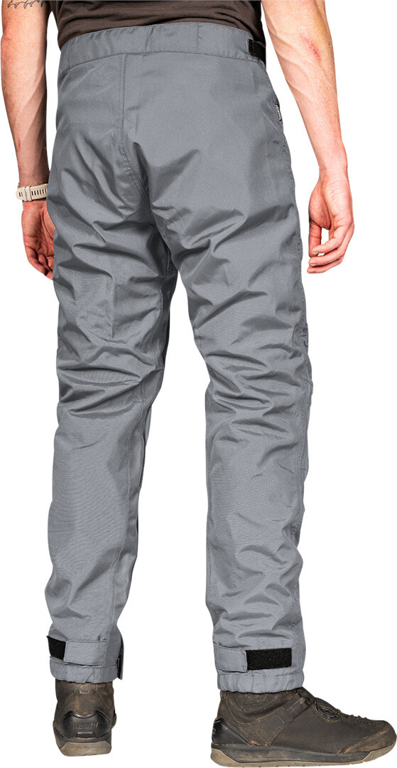 Icon PDX 3 wasserdichte Motorrad Textilhose grau M Abbildung 4
